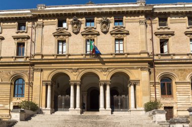 Roma, İtalya - 23 Haziran 2017: Dışında görüntülemek, Aziz Peter Kilisesi zincirleri (San Pietro in Vincoli) Roma, İtalya