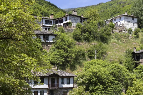 Wieś Kosowa Autentyczne Xix Wieku Domy Plovdiv Region Bułgaria — Zdjęcie stockowe