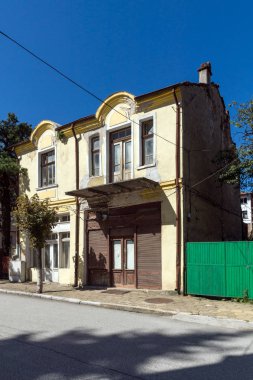 Chepelare, Bulgaristan - 14 Ağustos 2018: Ünlü Bulgar kayak merkezi Chepelare,Smolyan Region, Bulgaristan