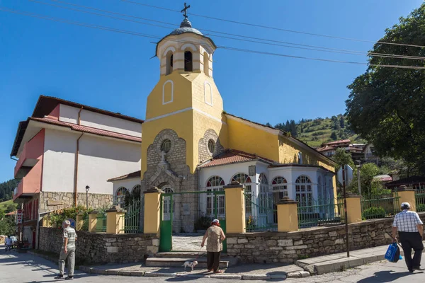 Chepelare Bułgaria Sierpnia 2018 Cerkiew Miejscowości Chepelare Region Smolyan Bułgaria — Zdjęcie stockowe