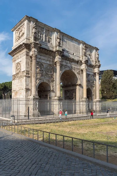 Roma Itália Junho 2017 Arco Constantino Perto Coliseu Roma Itália — Fotografia de Stock