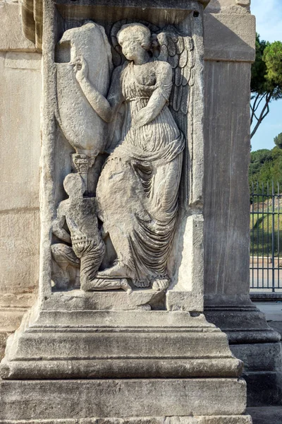 Ρώμη Ιταλία Ιουνίου 2017 Αψίδα Του Κωνσταντίνου Κοντά Κολοσσαίο Στην — Φωτογραφία Αρχείου