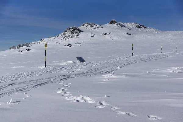 Χειμερινό Τοπίο Του Βουνού Vitosha Περιφέρεια Της Πόλης Της Σόφιας — Φωτογραφία Αρχείου