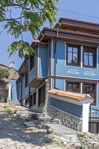 Plovdiv Bulgaria May 2019 Street Nineteenth Century Houses Architectural Historical — Stock Photo, Image