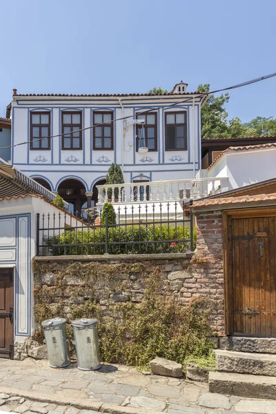 Plovdiv Bulgária Maio 2019 Rua Casas Século Xix Reserva Arquitetônica — Fotografia de Stock