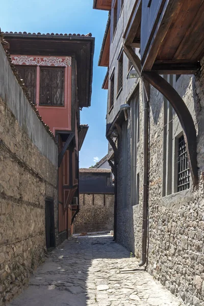 Plovdiv Bulgária Maio 2019 Rua Casas Século Xix Reserva Arquitetônica — Fotografia de Stock