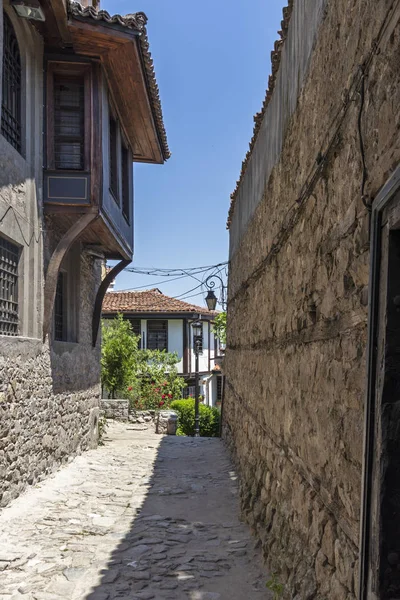 Plovdiv Bulgarien Maj 2019 Street Och Artonhundratalet Hus Arkitektoniska Och — Stockfoto