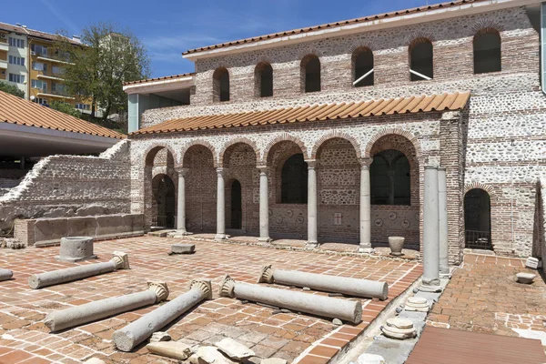 Sandanski Bulgaria Abril 2019 Ruinas Del Complejo Episcopal Con Basílica — Foto de Stock