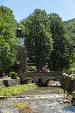 Etar, Gabrovo, Bulgaristan- 6 Temmuz 2018: Etar köyündeeski ev (Etara) Gabrovo kasabası yakınlarında, Bulgaristan
