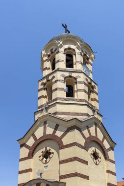 Plovdiv, Bulgaristan-29 Mayıs 2019: Saint Nedelya Kilisesi Doğu Ortodoks Kilisesi, Plovdiv, Bulgaristan
