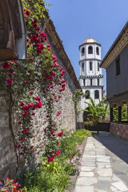 Plovdiv, Bulgaristan-29 Mayıs 2019: Aziz Constantine ve Helena Doğu Ortodoks Kilisesi, Plovdiv, Bulgaristan
