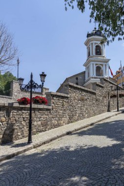 Plovdiv, Bulgaristan-Mayıs 29, 2019: Virgin Mary Doğu Ortodoks Kilisesi, Plovdiv şehir, Bulgaristan
