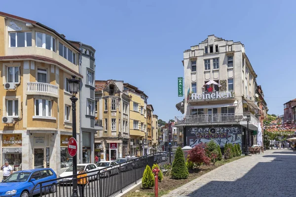 Plovdiv Bulgaria Mayo 2019 Calles Pedestianas Centro Ciudad Plovdiv Bulgaria — Foto de Stock