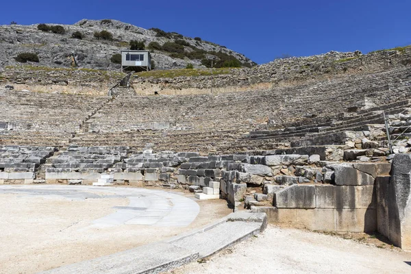 Ruïnes Van Het Oude Theater Het Antieke Gebied Van Philippi — Stockfoto