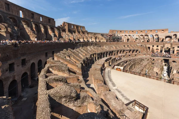 Рим Італія Червня 2017 Панорамний Вид Внутрішню Частину Колізей Місті — стокове фото
