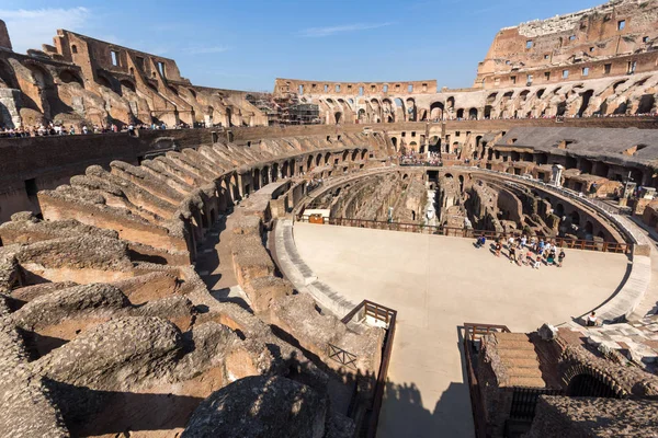 Rome Italie Juin 2017 Vue Panoramique Partie Intérieure Colisée Dans — Photo