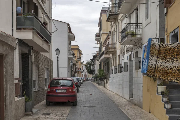 Kavala Yunanistan Nisan 2010 Kavala Eski Kasabasında Tipik Sokak Doğu — Stok fotoğraf