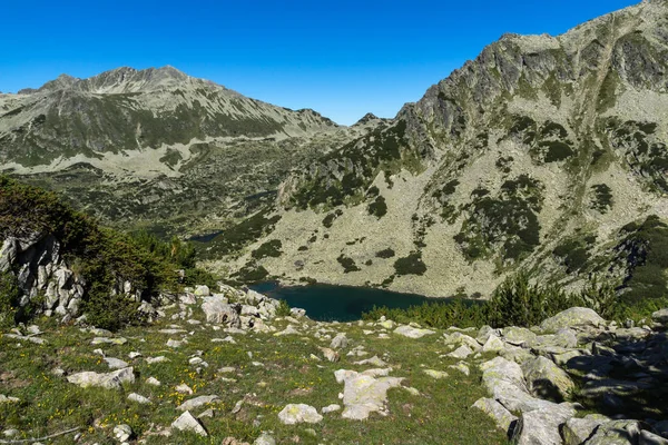 Increíble Paisaje Con Picos Polezhan Valyavishki Chukar Montaña Pirin Bulgaria —  Fotos de Stock
