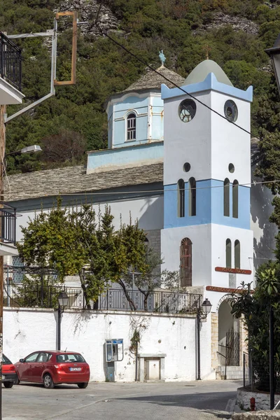 Casas Aldeia Velha Ilha Thassos Macedônia Oriental Trácia Grécia — Fotografia de Stock