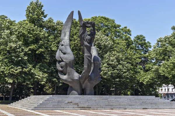 Plovdiv Bulgária Maio 2019 Monumento Unificação Bulgária Cidade Plovdiv Bulgária — Fotografia de Stock