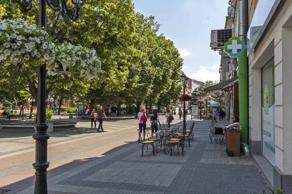 Plovdiv Bulgarien Maj 2019 Pedestian Gator Centrum Staden Plovdiv Bulgarien — Stockfoto