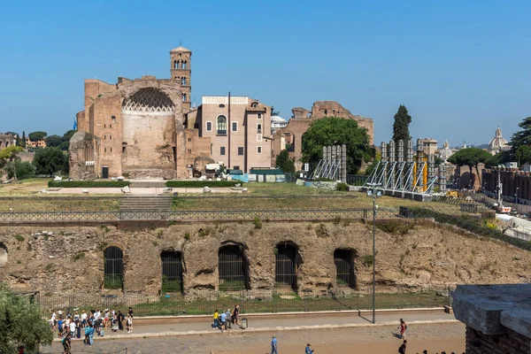 Rome Italy June 2017 Panoramic View Roman Forum City Rome — Stock Photo, Image