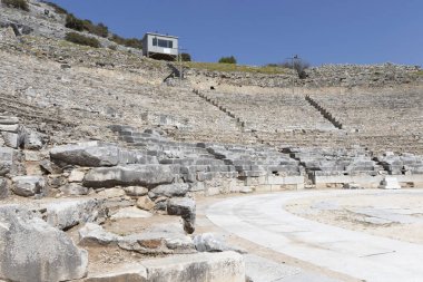 Philippi Antik sitesinde antik tiyatro kalıntıları, Doğu Makedonya ve Trakya, Yunanistan