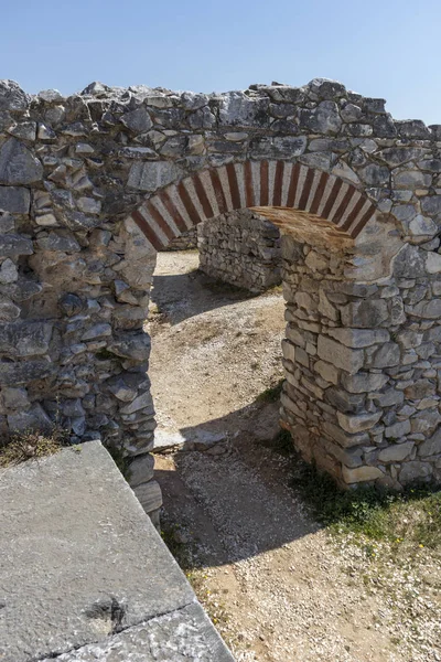 希腊马其顿东部和色雷斯古遗址古剧院遗址 — 图库照片