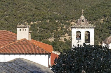 Orta Çağ Ortodoks Manastırı Timiou Prodromou St. John Serres kasabası yakınlarındaki, Orta Makedonya, Yunanistan