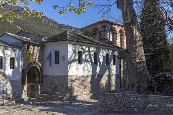 Średniowieczny Klasztor Prawosławny Timiou Prodromou Jana Chrzciciela Pobliżu Miasta Serres — Zdjęcie stockowe