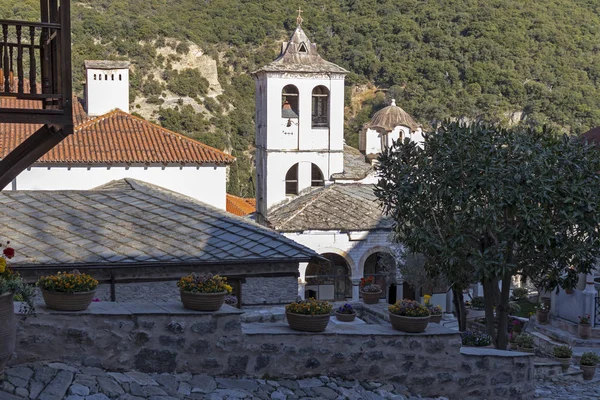 Orta Çağ Ortodoks Manastırı Timiou Prodromou John Serres Kasabası Yakınlarındaki — Stok fotoğraf