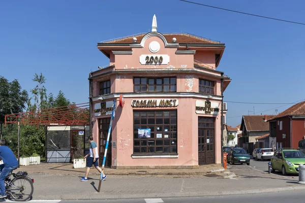 Pirot Serbien Juni 2019 Typisk Gata Och Byggnad Staden Pirot — Stockfoto