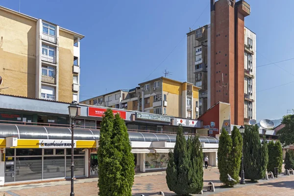 ピロット セルビア 2019年6月15日 ピロット 南部と東セルビアの町の中心部に広場と建物 — ストック写真