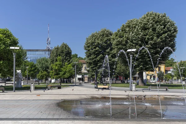 Pirot Sérvia Junho 2019 Praça Edifício Centro Cidade Pirot Sul — Fotografia de Stock