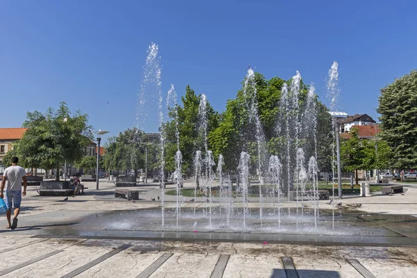 Pirot Serbia Czerwca 2019 Plac Budynek Centrum Miasta Pirot Południowej — Zdjęcie stockowe