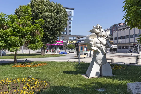 Pirot Serbia June 2019 Square Building Center Town Pirot Southern — Stock Photo, Image