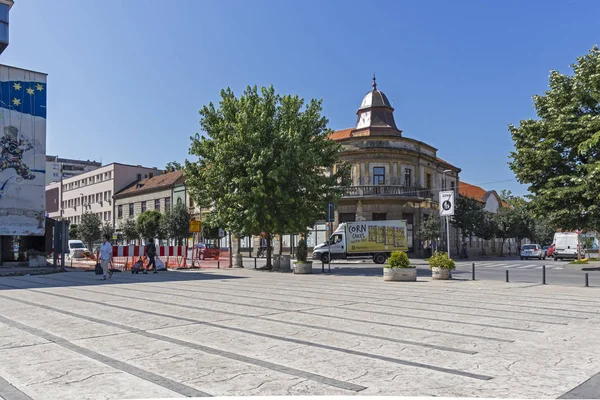 Pirot Сербія Червня 2019 Площа Будівництво Центрі Міста Піаро Південна — стокове фото