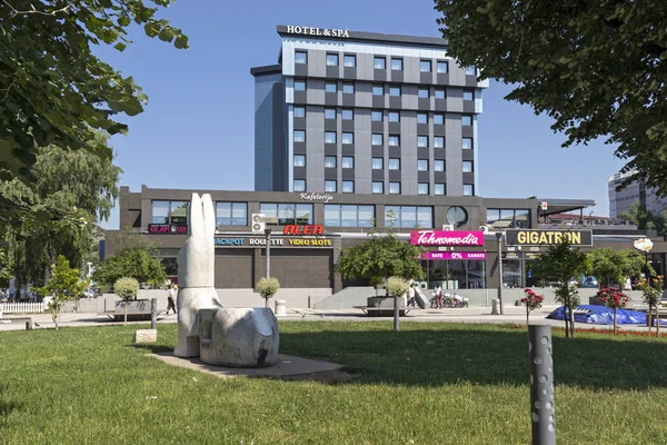 Pirot Serbia Czerwca 2019 Plac Budynek Centrum Miasta Pirot Południowej — Zdjęcie stockowe