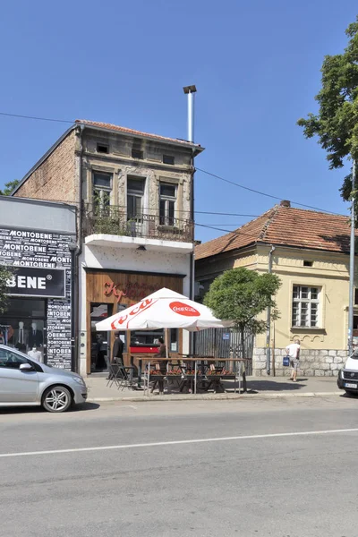 Pirot Serbia June 2019 Typical Street Building Town Pirot Southern — Stock Photo, Image