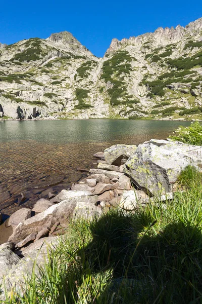 Paisagem dos lagos Samodivski, Pirin Mountain, Bulgária — Fotografia de Stock