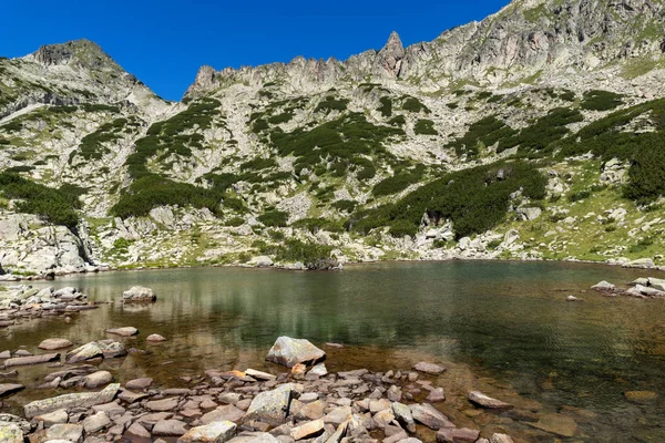 Paisagem dos lagos Samodivski, Pirin Mountain, Bulgária — Fotografia de Stock