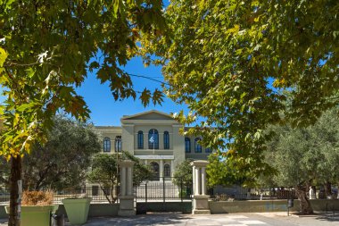 Dedeağaç kasabasında tipik sokak, Yunanistan