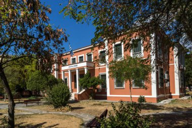 Dedeağaç kasabasında tipik sokak, Yunanistan