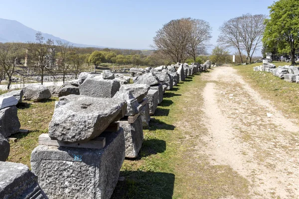 ギリシャ、フィリッピの考古学的エリア — ストック写真