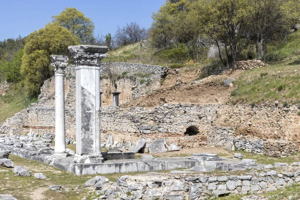 Archeologisch gebied van Philippi, Griekenland — Stockfoto