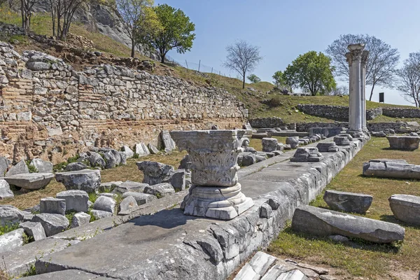 Archeologiczny rejon Philippi, Grecja — Zdjęcie stockowe