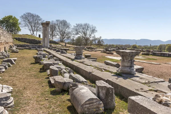 Archeologiczny rejon Philippi, Grecja — Zdjęcie stockowe