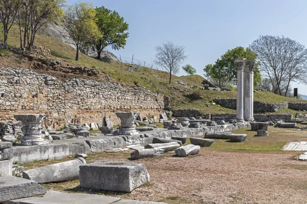 Archeologiczny rejon Philippi, Grecja — Zdjęcie stockowe