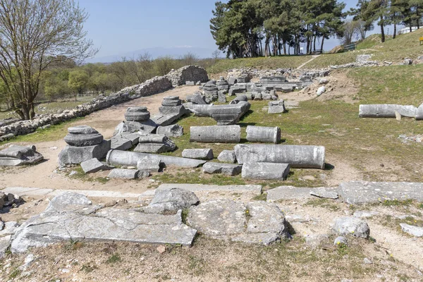 Zona arqueológica de Filipos, Grecia — Foto de Stock