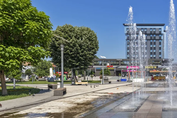 皮罗特中央广场，塞尔维亚南部和东部 — 图库照片